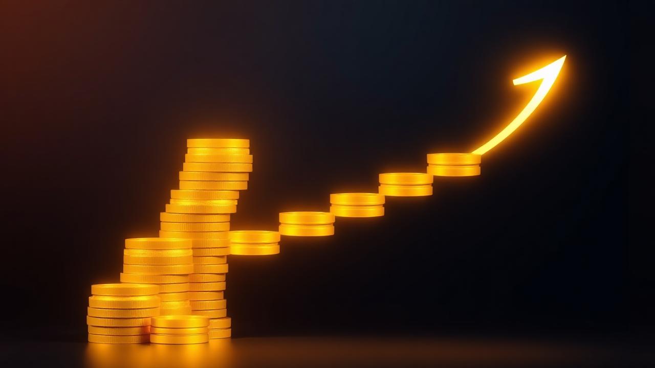 Editorial illustration for the article The compounding myth — what actually moves the curve