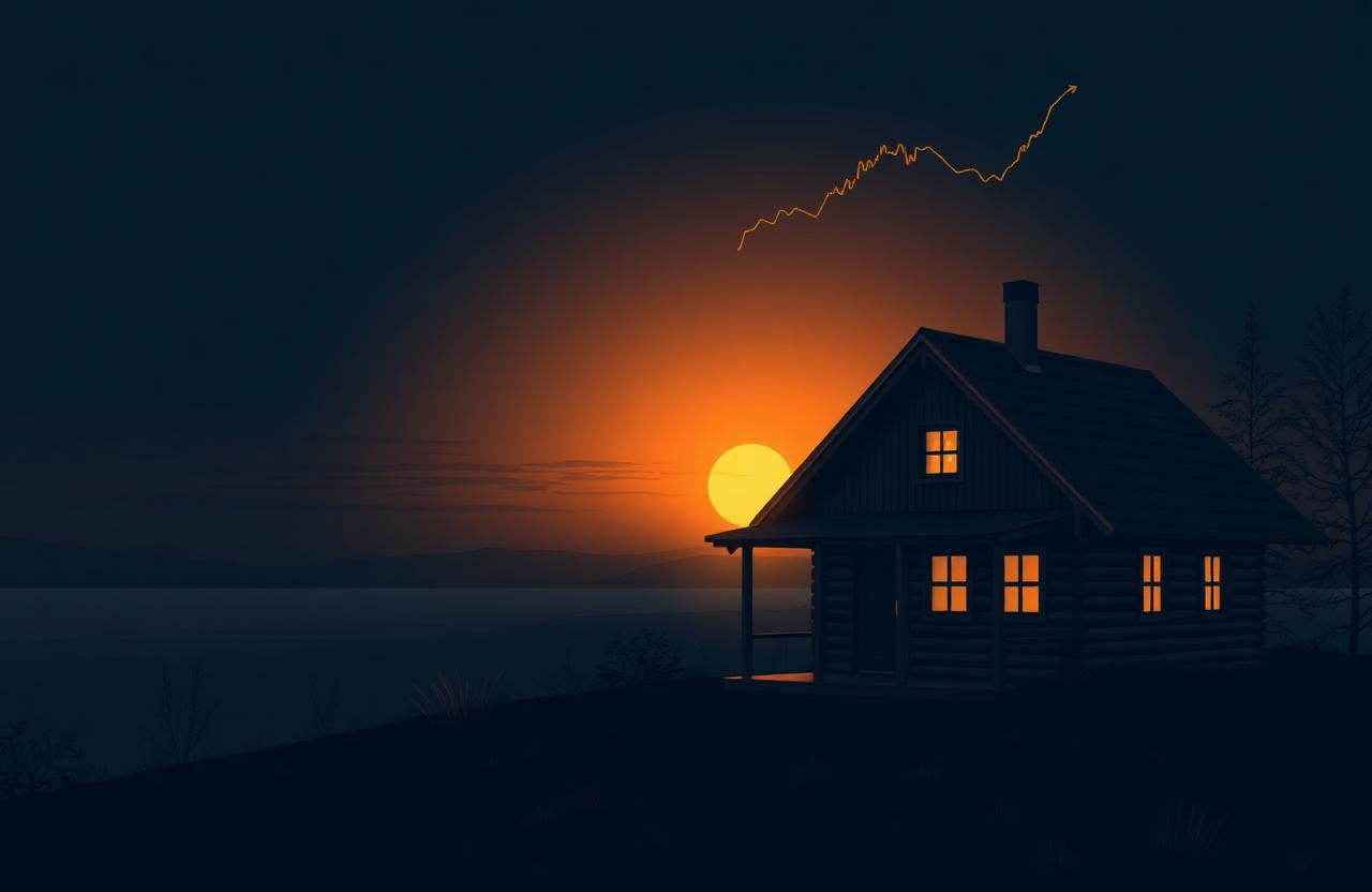 Editorial illustration for the article FIRE i Sverige — den praktiska guiden