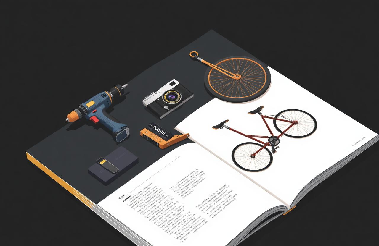 Editorial illustration for the article Tjäna pengar på uthyrning av prylar